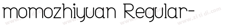 momozhiyuan Regular字体转换